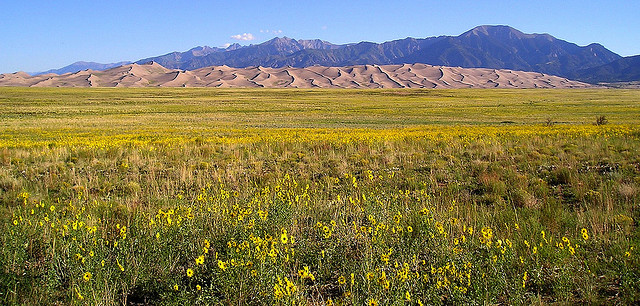 Национальный Парк Грейт-Санд-Дьюнс (Great Sand Dunes and Preserve)
